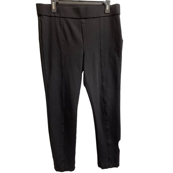 Anne Klein Pants - Anne Klein Women's Black Pull on Stretch Pants Size L SKU 1277